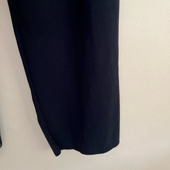 Dressy Black Pant with Mesh Overlay Slims and Flatters - Picture 3 of 7